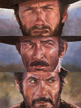 The Good, the Bad, and the Ugly - oil painting