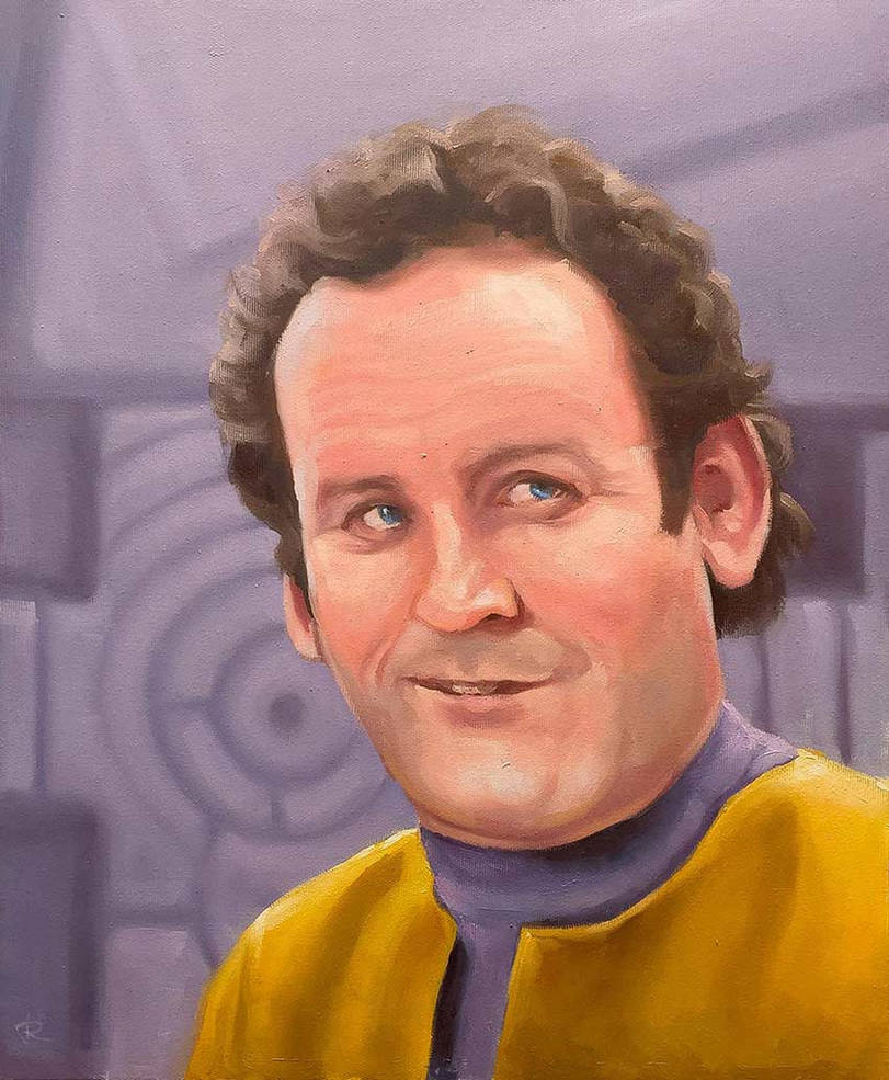 Star Trek DS9 - Chief Miles O'Brien Oil painting by RUGIDOart on DeviantArt