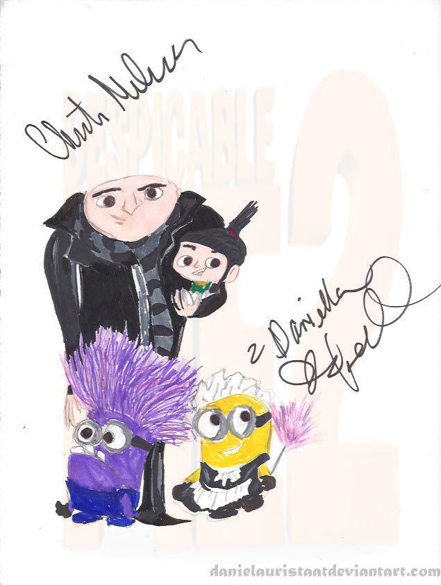 Despicable me 2 signed