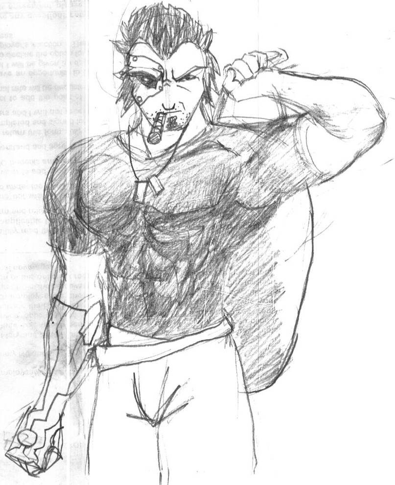 Jahx, the cyborg warrior by elliott20 on DeviantArt