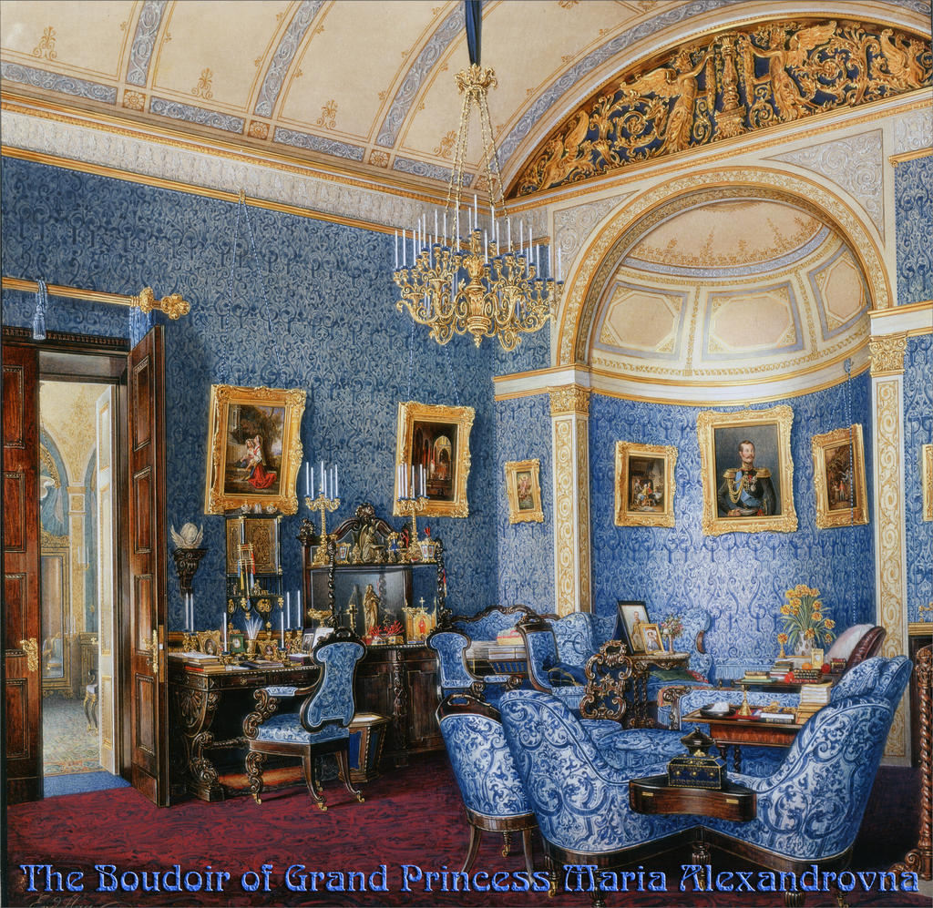 The Boudoir of Grand Princess Maria Alexandrovna