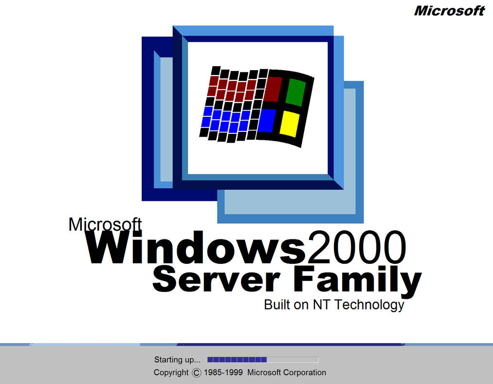Windows 2000 Server Family by NathanDaSilva on DeviantArt