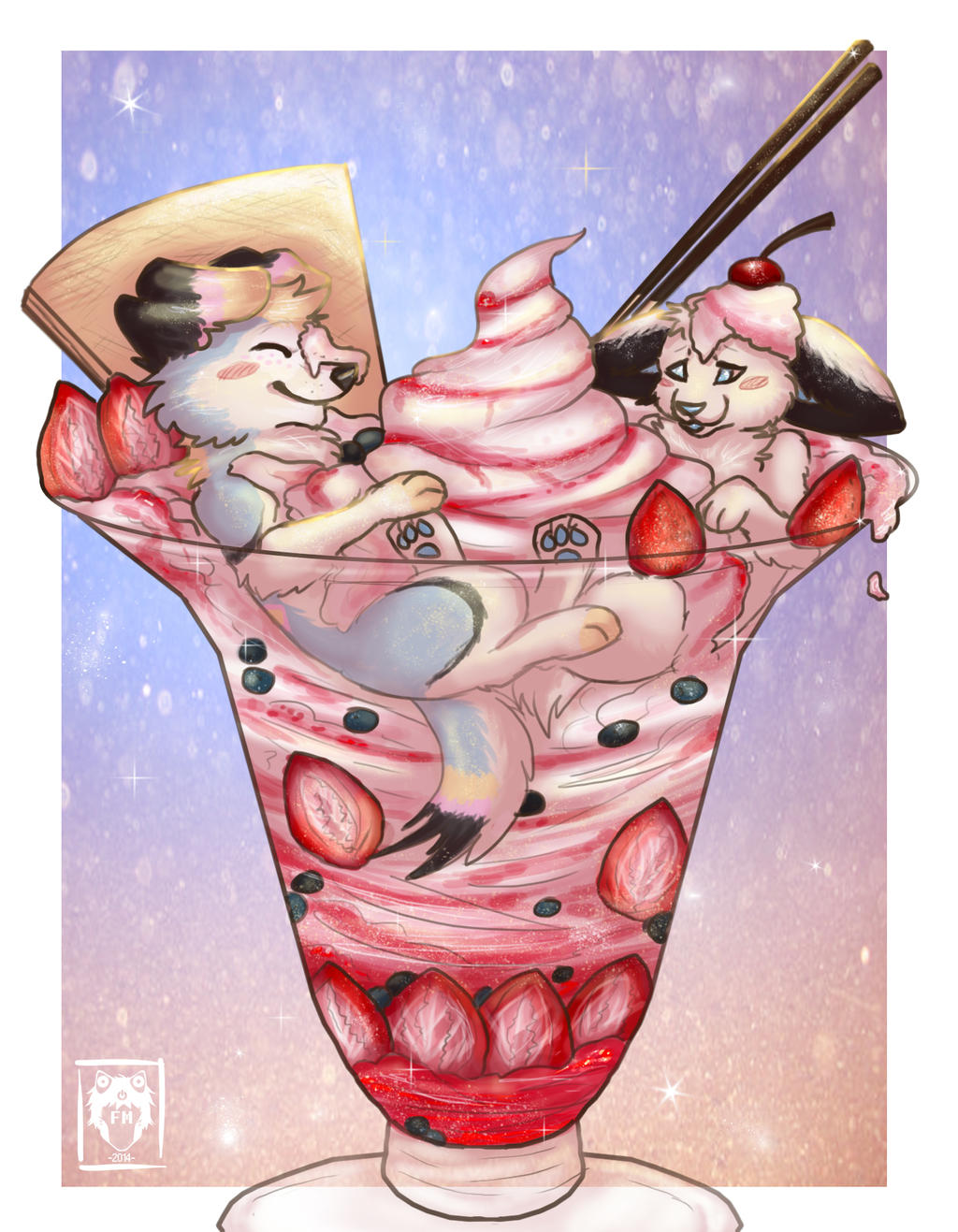 japanese parfait by Frosted-Monster on DeviantArt