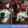 Sam the Fox Fursuit Head Complete