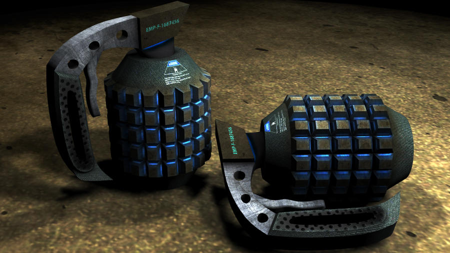 emp-frag grenade textured by Sbojnik on DeviantArt