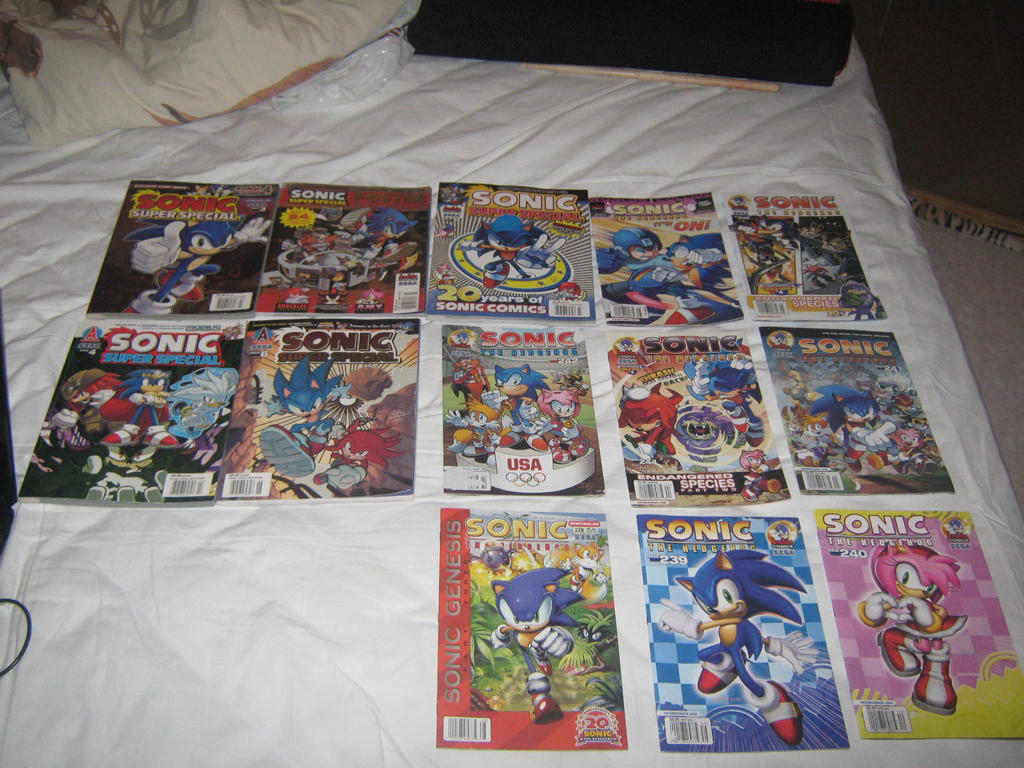 My Sonic Comic Collection by Tigersolder002 on DeviantArt