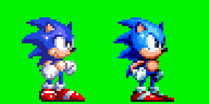 Sonic 3 R3imagined Test Sonic Push Sprites by LukeAural2 on DeviantArt