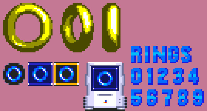 World Rings Sprites Sonic 3 Style Hyper/combined Ring by LukeAural2 on DeviantArt