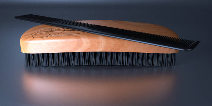 Wave brush and comb