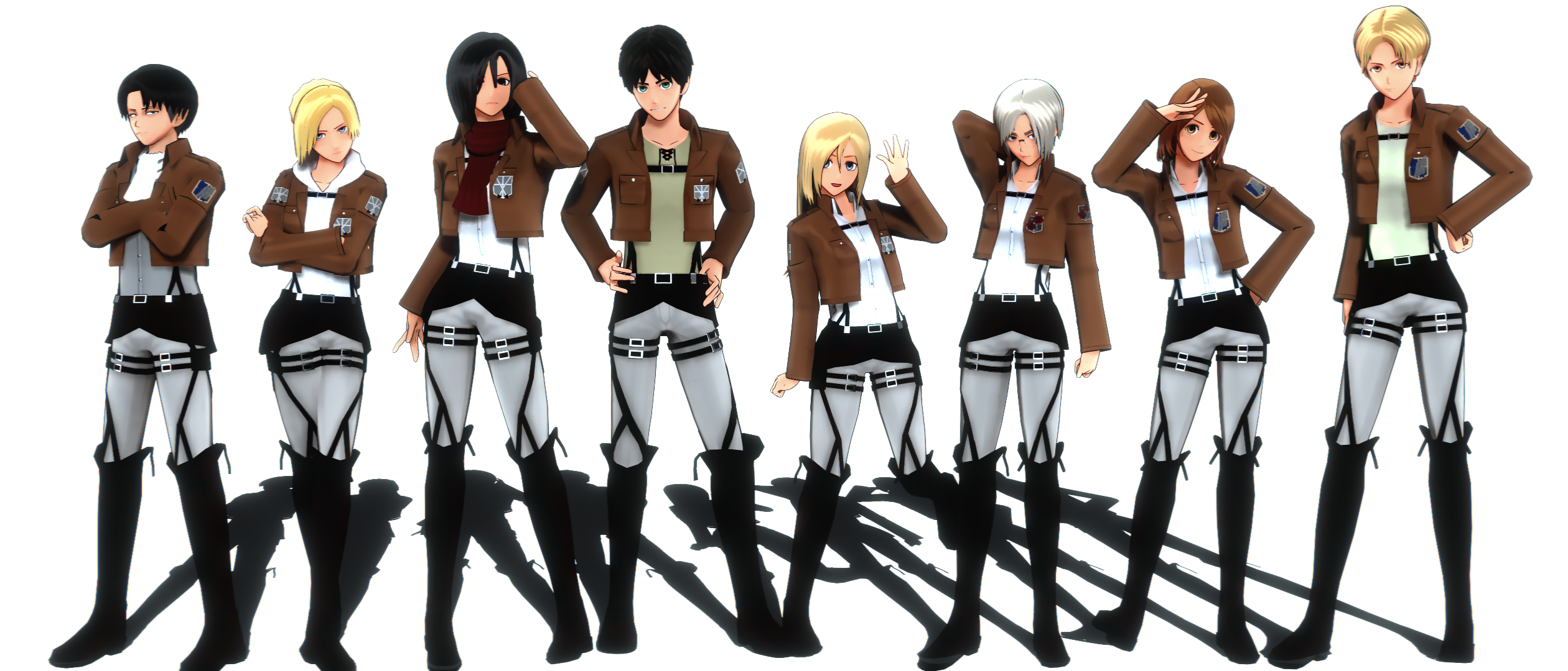 Attack on Titan MMD model