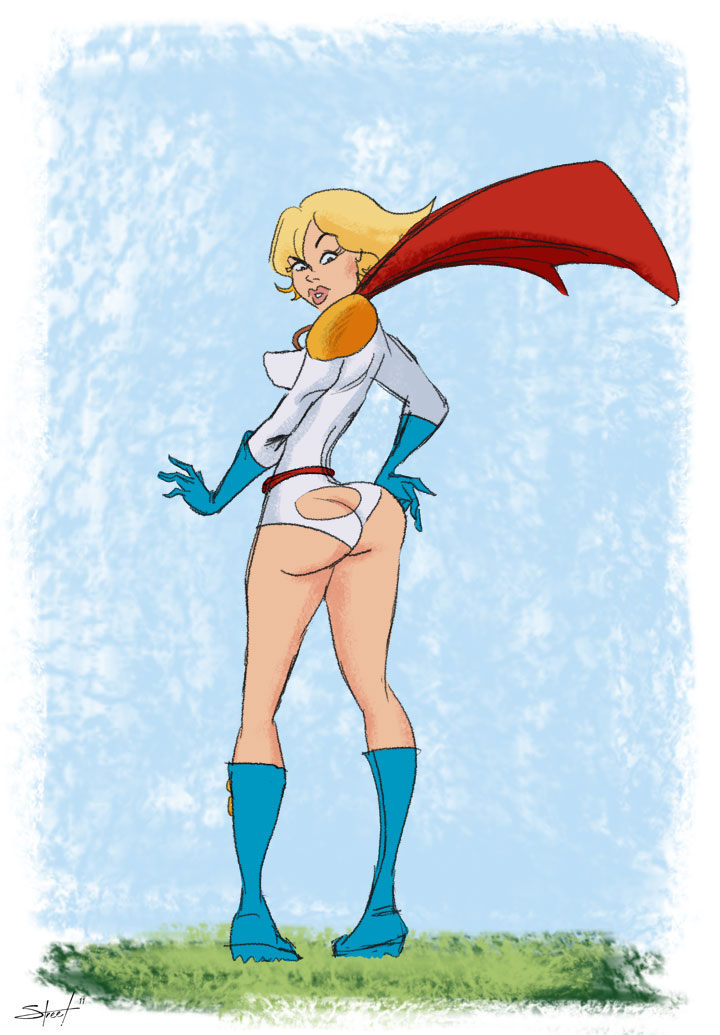 Power Girl warm up redesign