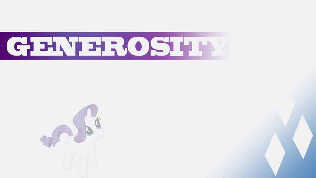 Generosity Rarity Generosity - Rarity wallpaper by SapphireBeam on DeviantArt