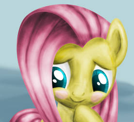 Blushing Fluttershy