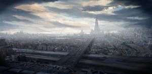 Sci-fi city