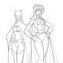 Batgirl and Supergirl redesign