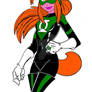 Green Lantern Girl Colored