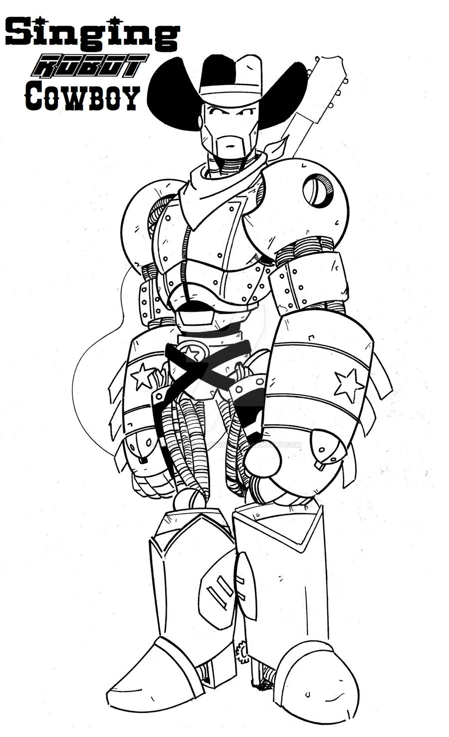 Singing Robot Cowboy