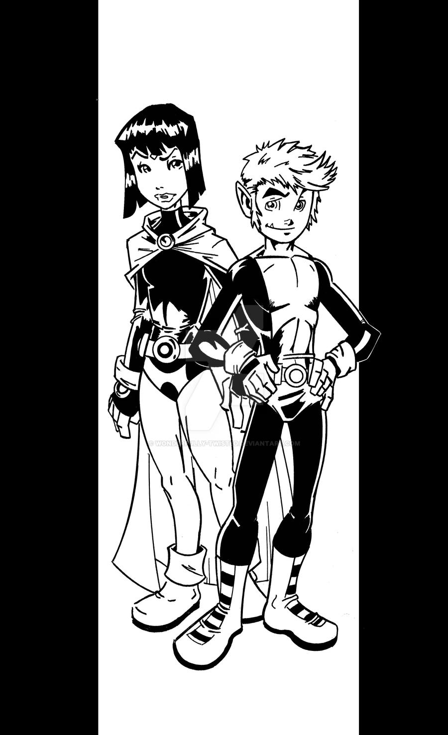 Teen Titans: Beast Boy and Raven