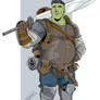 Gorgu Half Orc fighter