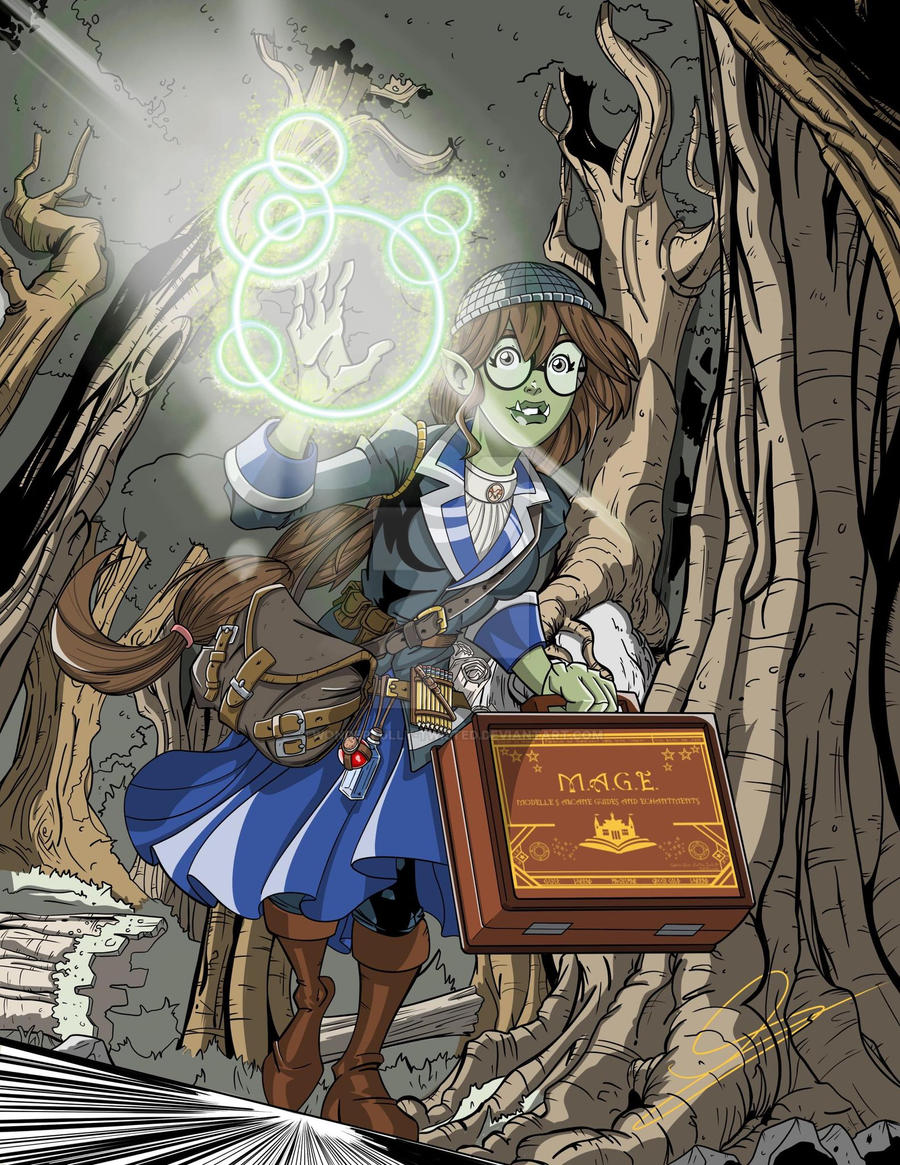 Fig the half orc traveling sales person
