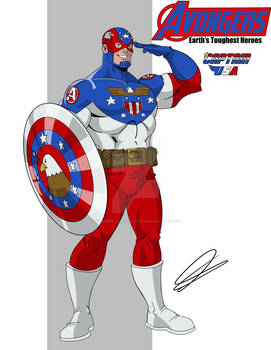 The Avongers fan art Captain USA