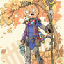 Patch, the raggedy Wizard Autumn is here