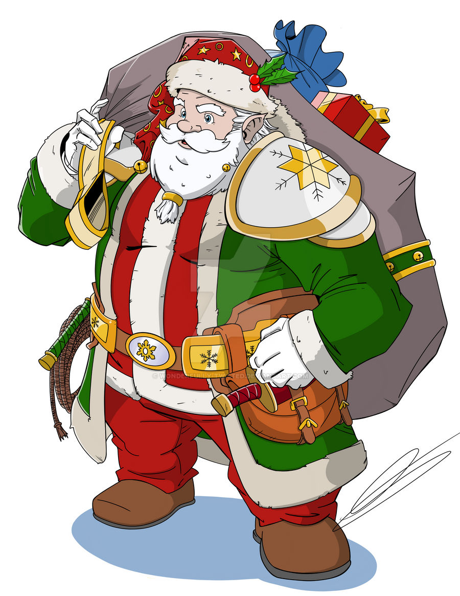 Santa by wonderfully-twisted on DeviantArt