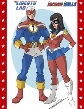 Patriot Teens, Liberty Lad and Incredi-Belle