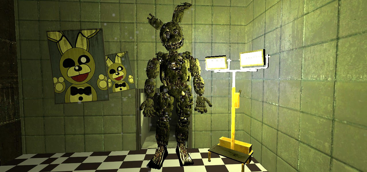 Fixed Realistic Spring Trap Semi-Realistic SpringTrap V.1 by ferisaac03 on DeviantArt