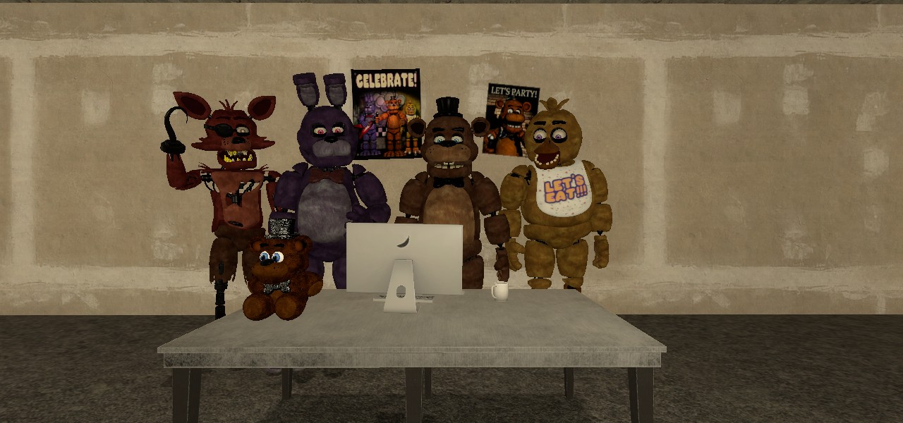 Remake Fnaf 1 Animatronics by Minecraftmichas3 on DeviantArt