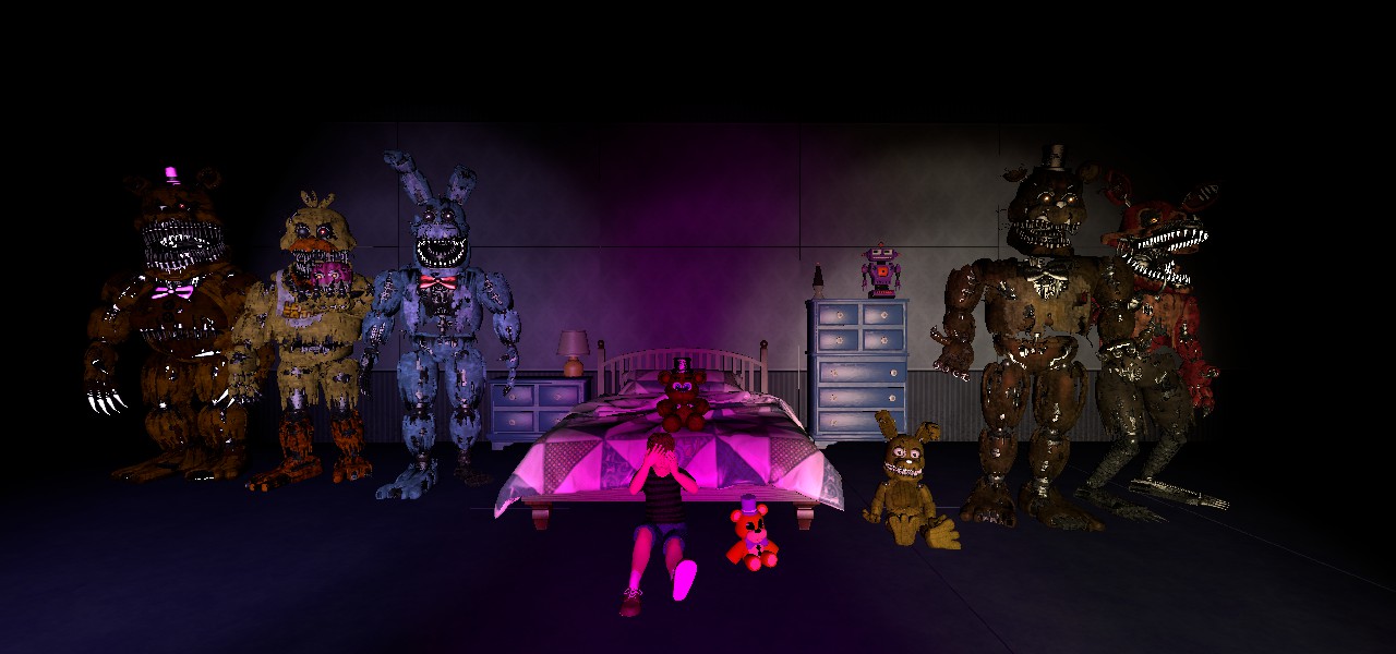 Five night's at Freddy's 4 by rhydonYT on DeviantArt