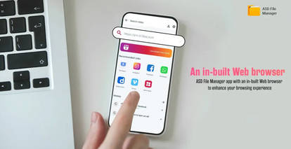 Discover ASD File Manager's unique web browser!