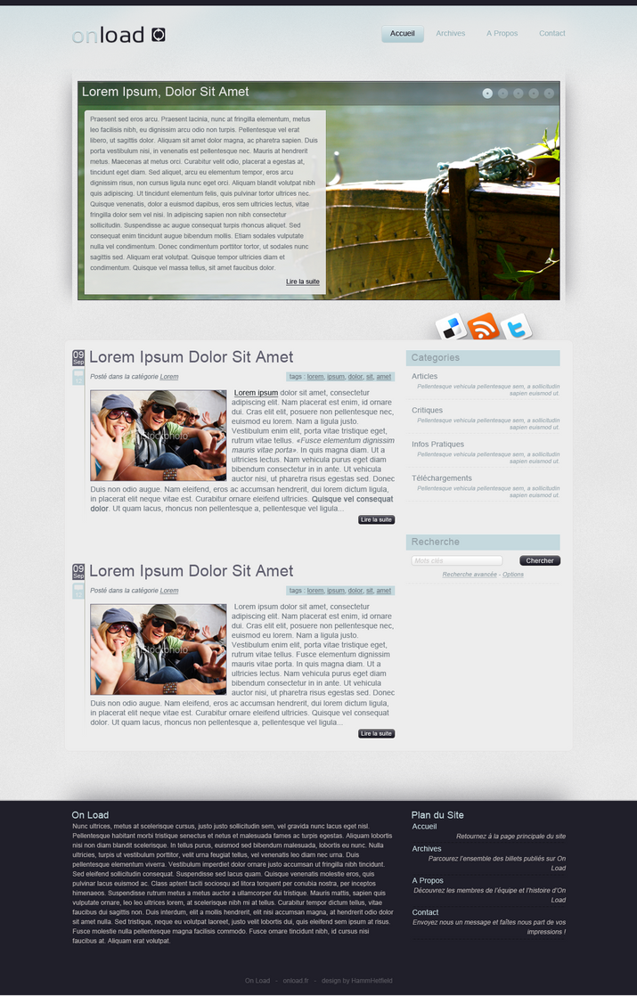 On Load - Blog design by HammHetfield on DeviantArt