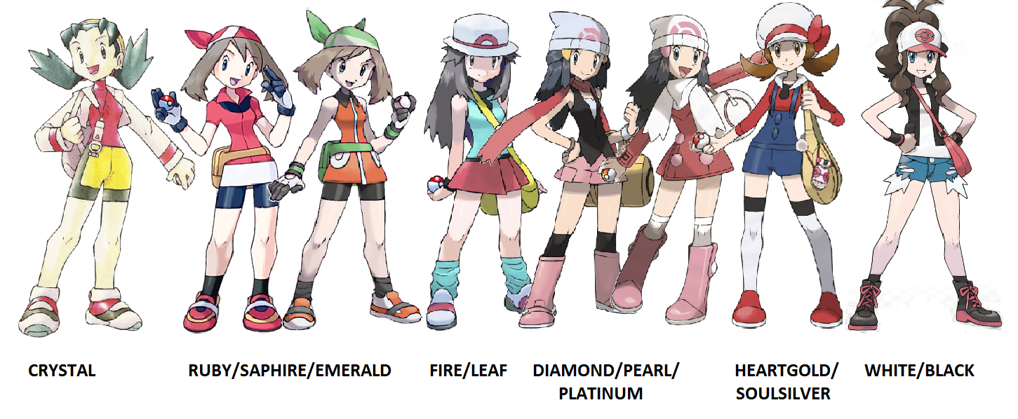 Pokemon Black And White Trainers Names