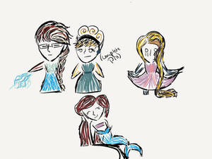 Doodle Crew! In: Disney Princesses