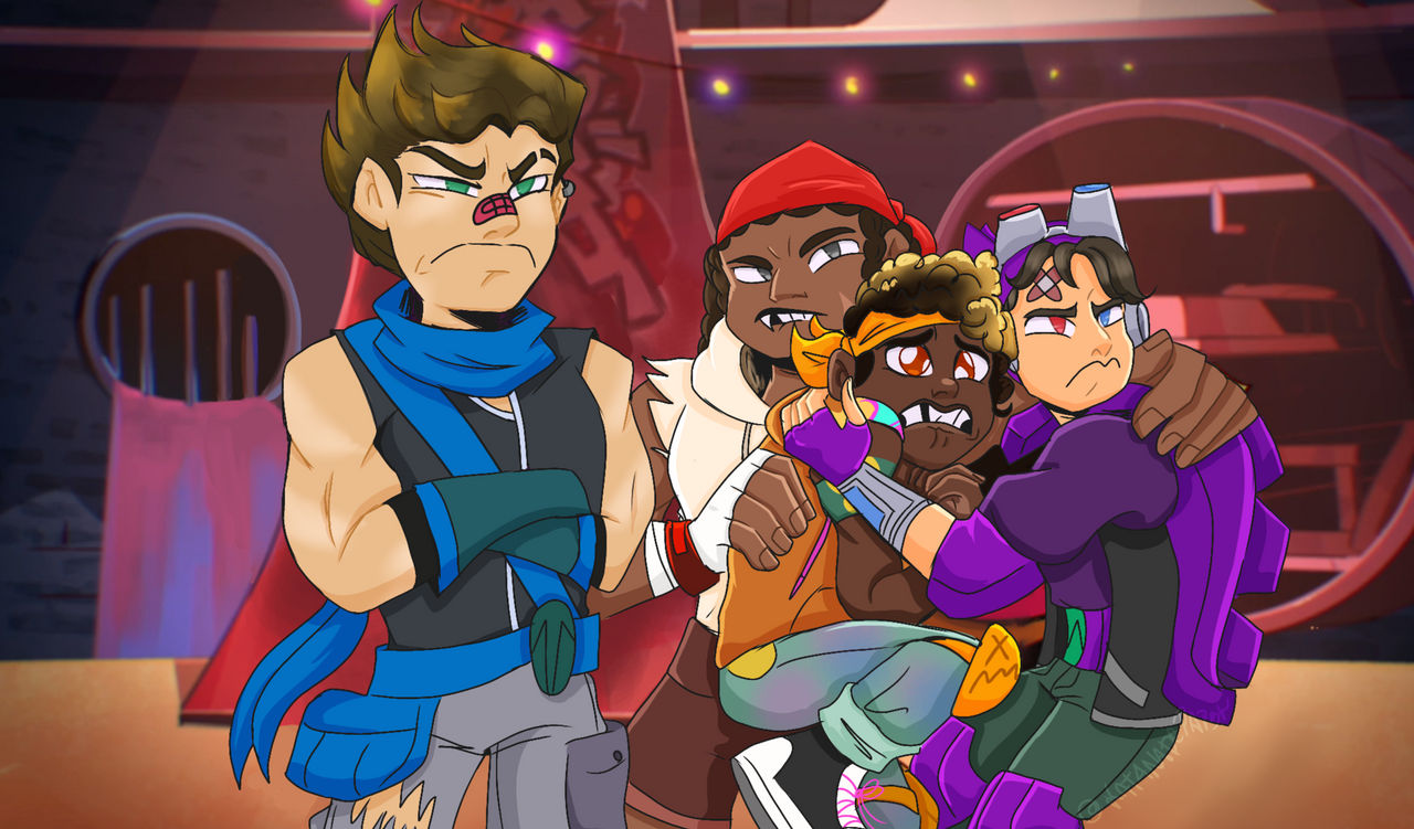 Humans Rottmnt Female ROTTMNT Brothers {humanized} by Kat4nadep4pel on DeviantArt