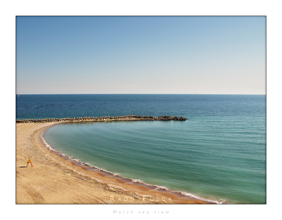 Sea view in March