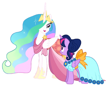 princess celestia gala dress Princess Celestia Gala Gown By Ladyamaltea-d5oturn - My Little Pony Princess Celestia Dress, HD Png Download
