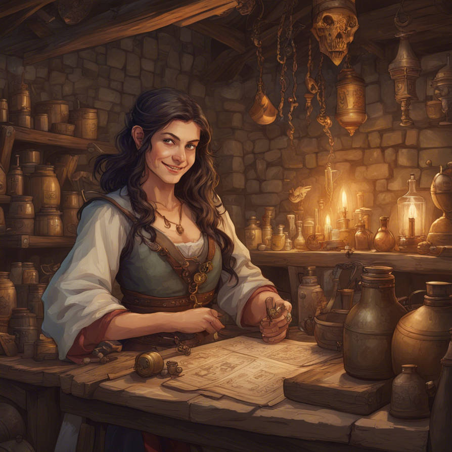 Dungeons and Dragons Alchemy , jewelry, blacksmith