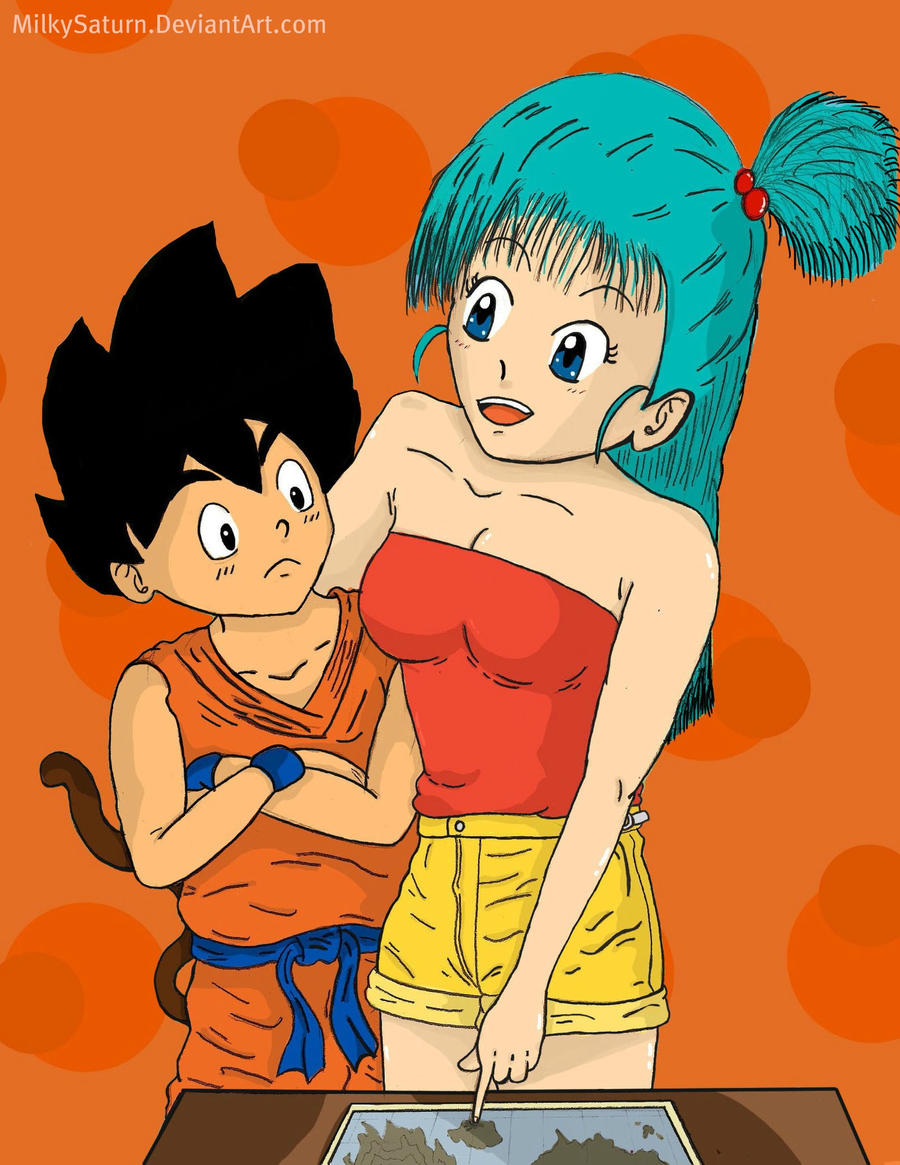 Bulma and Goku