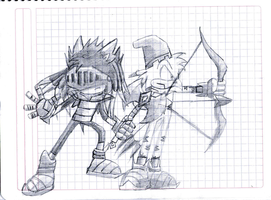 axel and fley in sonic and the black knight