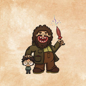 Hagrid and Harry