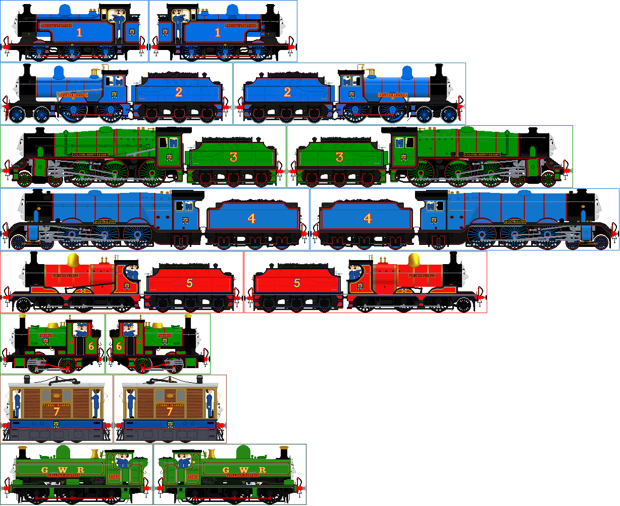 The NWR's 'Eight Famous Engines' by Kaxman5735 on DeviantArt