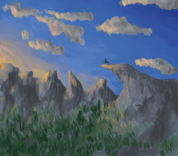 Craggy Mountains speedpaint