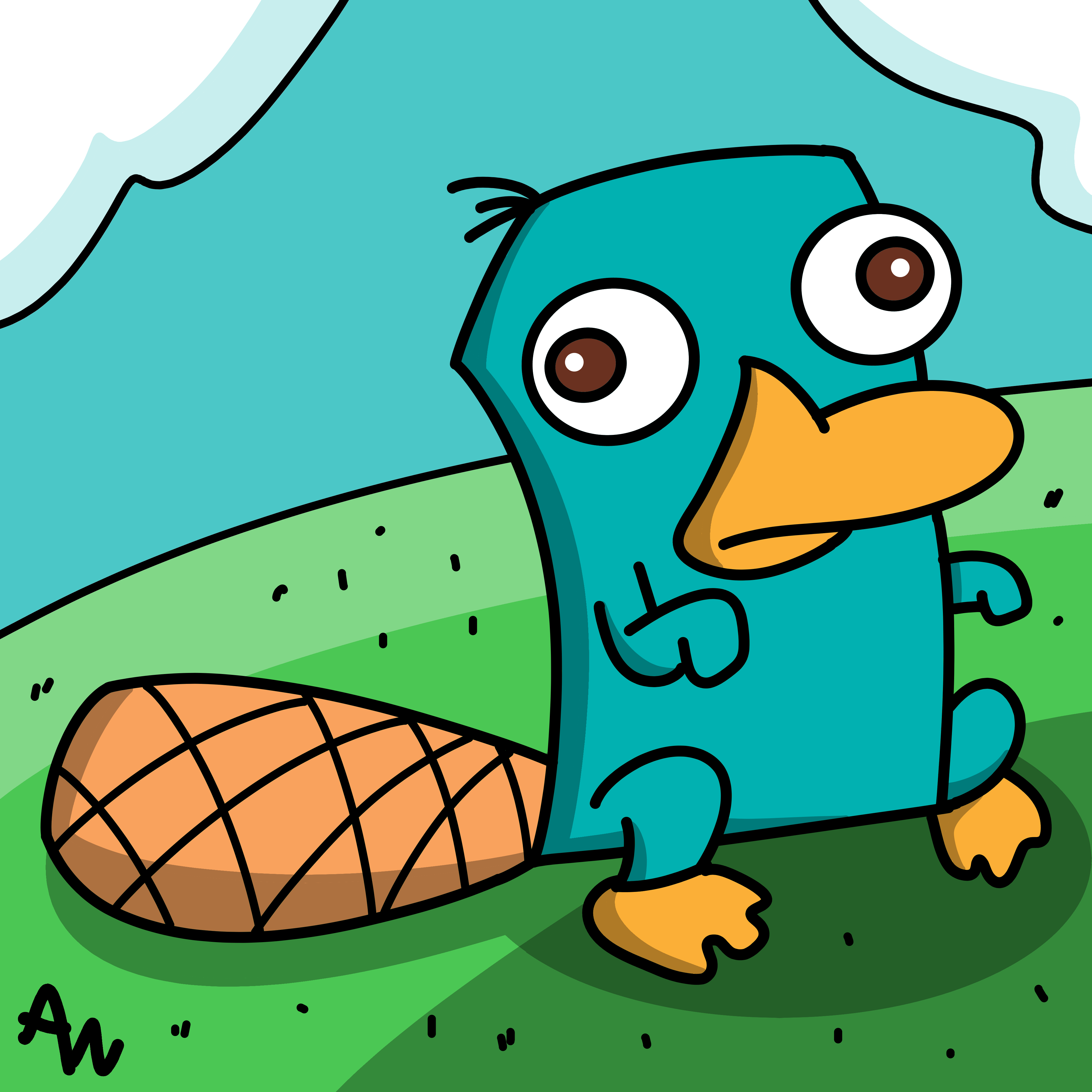 perry the platypus! by cartoonandrew on DeviantArt