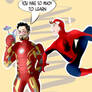 Ironman and Spiderman [Buddies] Tony and Peter