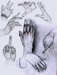 hands scetches