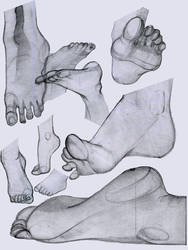 foot scetches