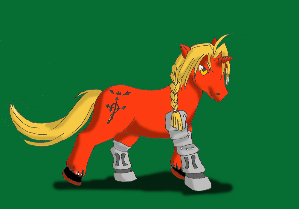 Edward Elric--FullMetal Pony