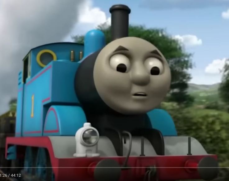 Thomas surprised by mrfirey1 on DeviantArt